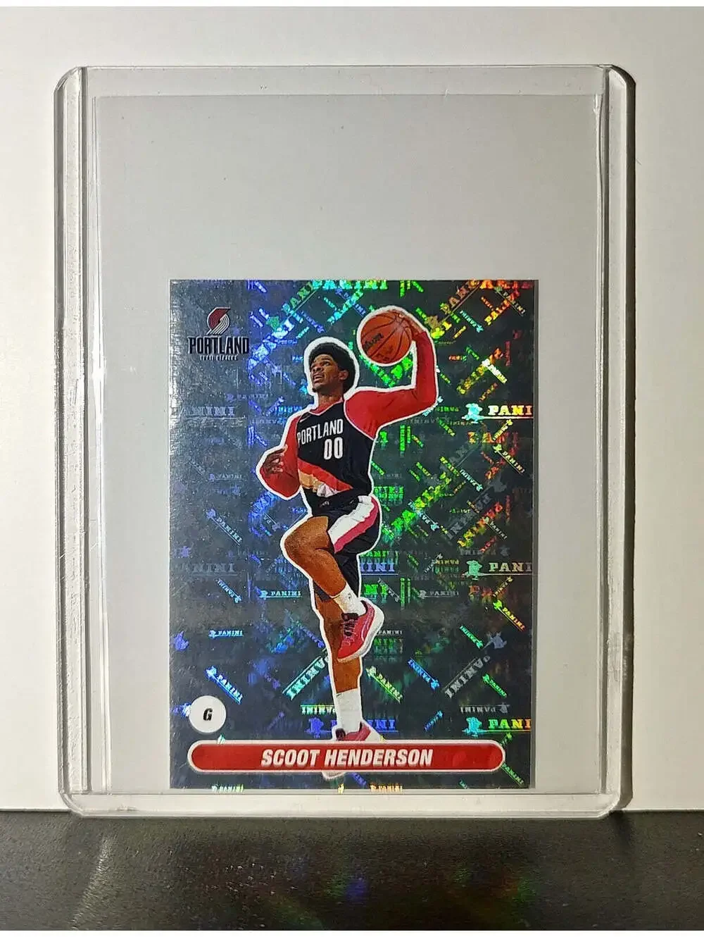 Scoot Henderson 2023-24 Panini NBA #440 Foil Sticker Portland Trail Blazers